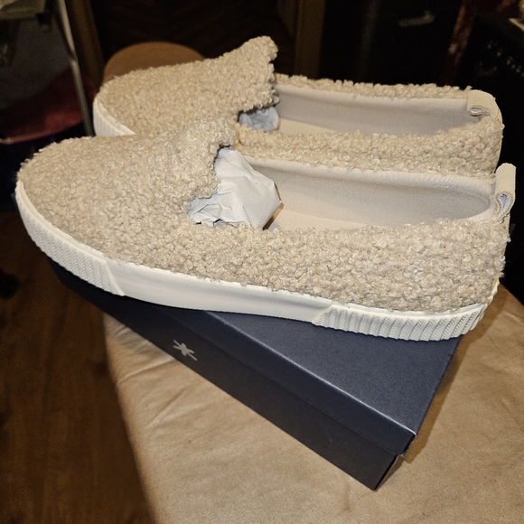 Splendid Tulia faux shearling sneakers, women's 11 - Picture 2 of 7